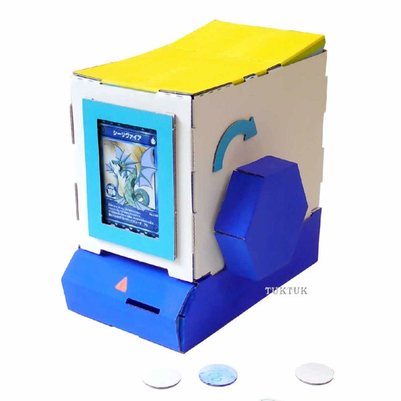 カード販売機 ダンボール工作キット Tuktuk子供工作館